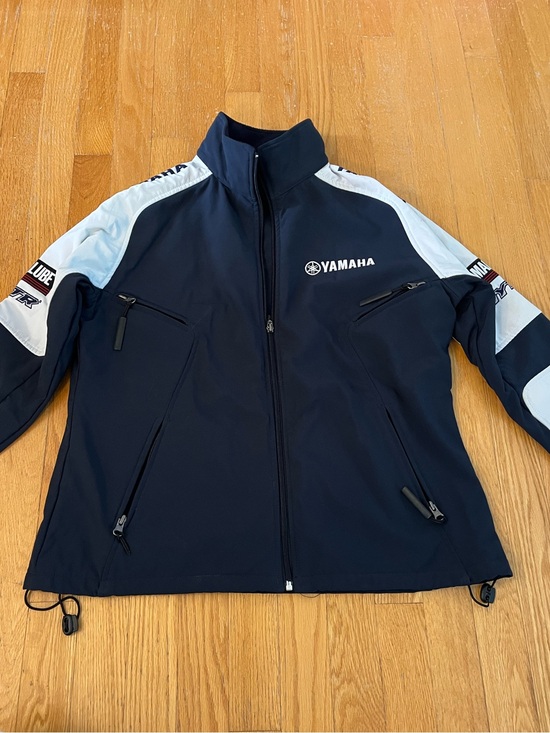 Yamaha Other - Yamaha Men's Navy and White Performance Softshell Jacket